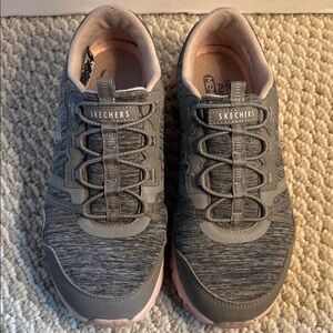 Skechers Gray and Pink Athletic Shoes